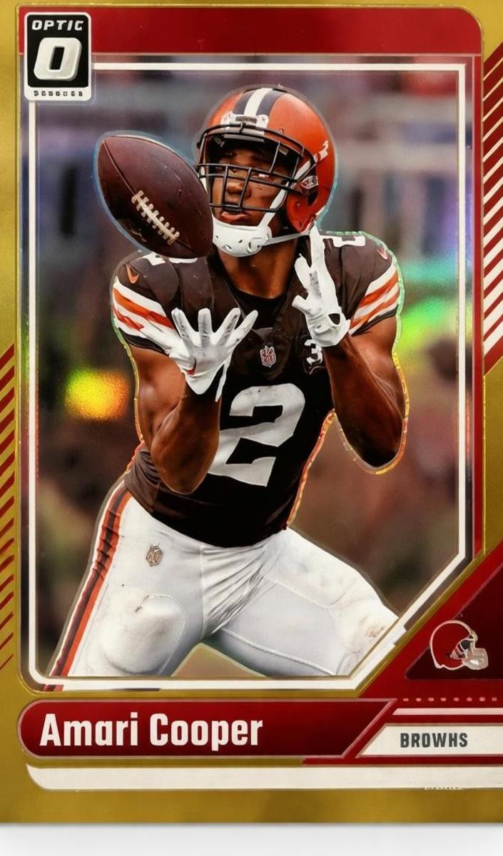 2024 Donruss Optic Football Gold Amari Cooper #47