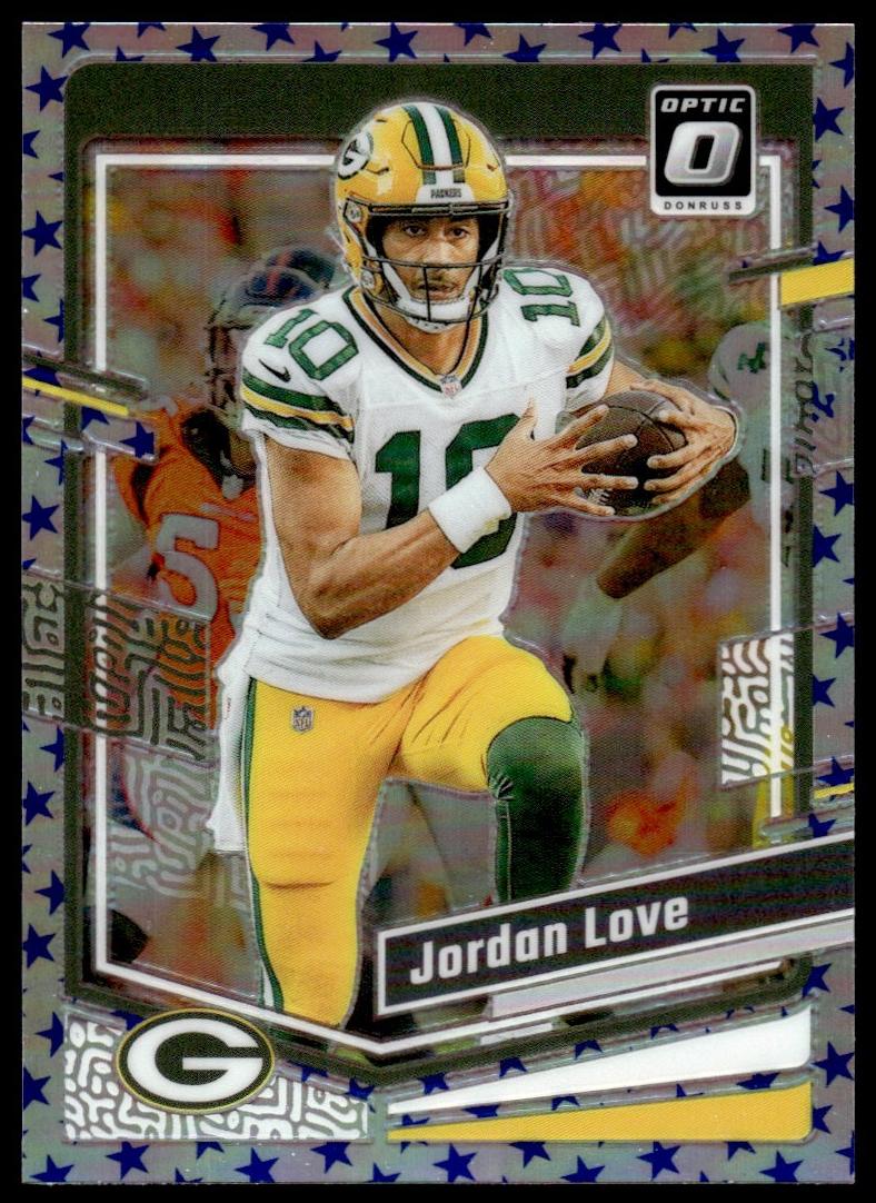 2023 Donruss Optic Football Stars Jordan Love #68