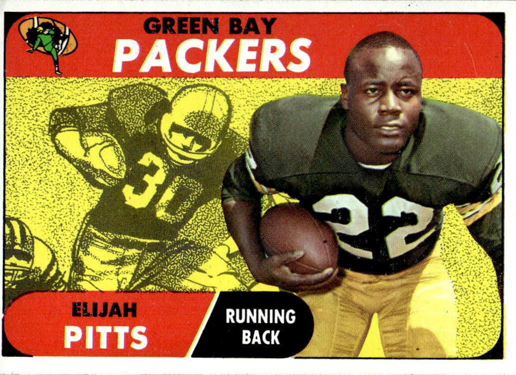 1968 Topps Football Elijah Pitts #79
