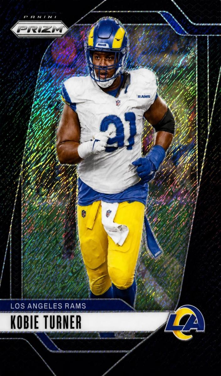 2024 Panini Prizm Football Black Shimmer Kobie Turner #171