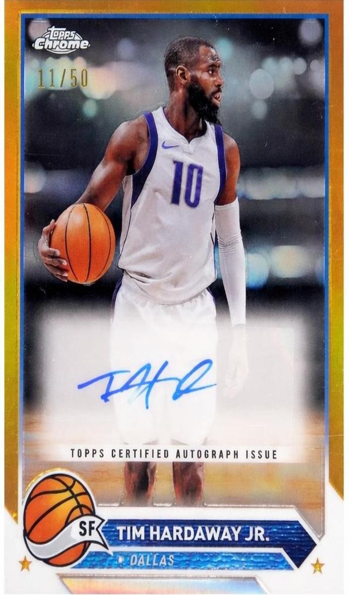 2023 Topps Chrome Basketball Gold Refractor Tim Hardaway Jr. #CG-THJ