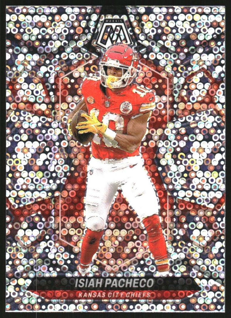 2024 Panini Mosaic Football No Huddle Silver Isiah Pacheco #107