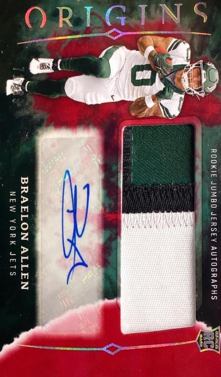 2024 Panini Origins Football Red Braelon Allen #RJA-BAL