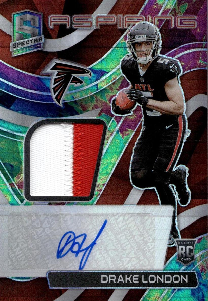 2022 Panini Spectra Football Celestial Drake London #APA-DLO SGC 10