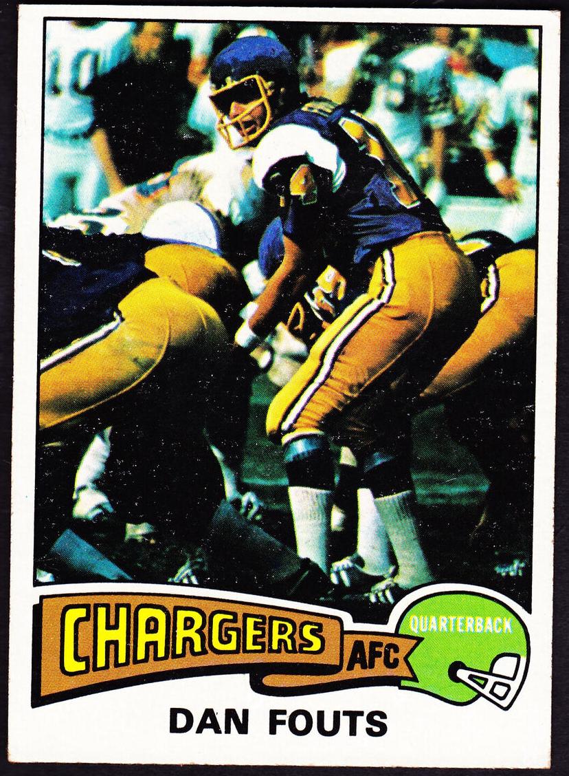 1975 Topps Football Dan Fouts #367 PSA 8.5