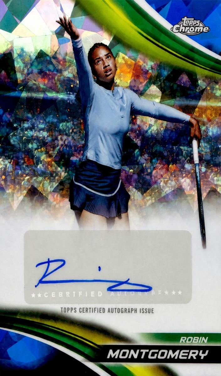 2025 Topps Chrome Sapphire Tennis Robin Montgomery #CA-RMY RAW Ungraded