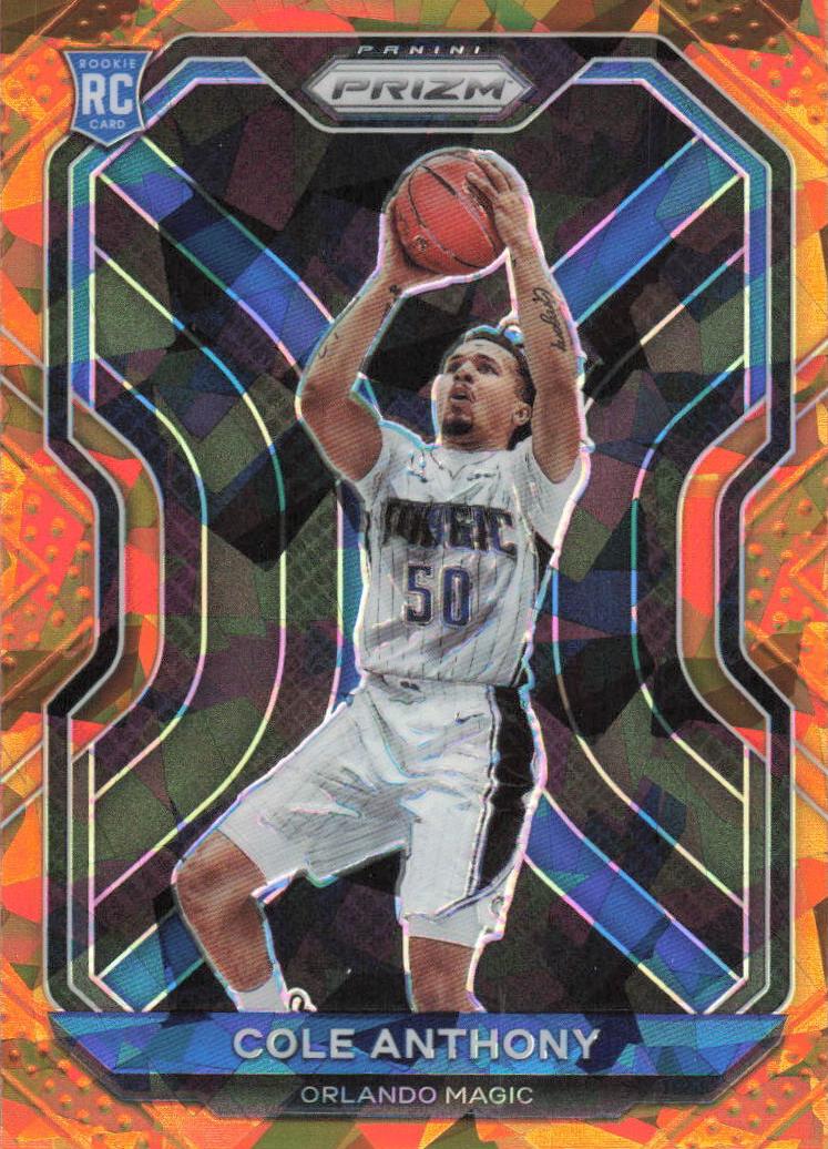 2020 Panini Prizm Basketball Orange Ice Cole Anthony #292