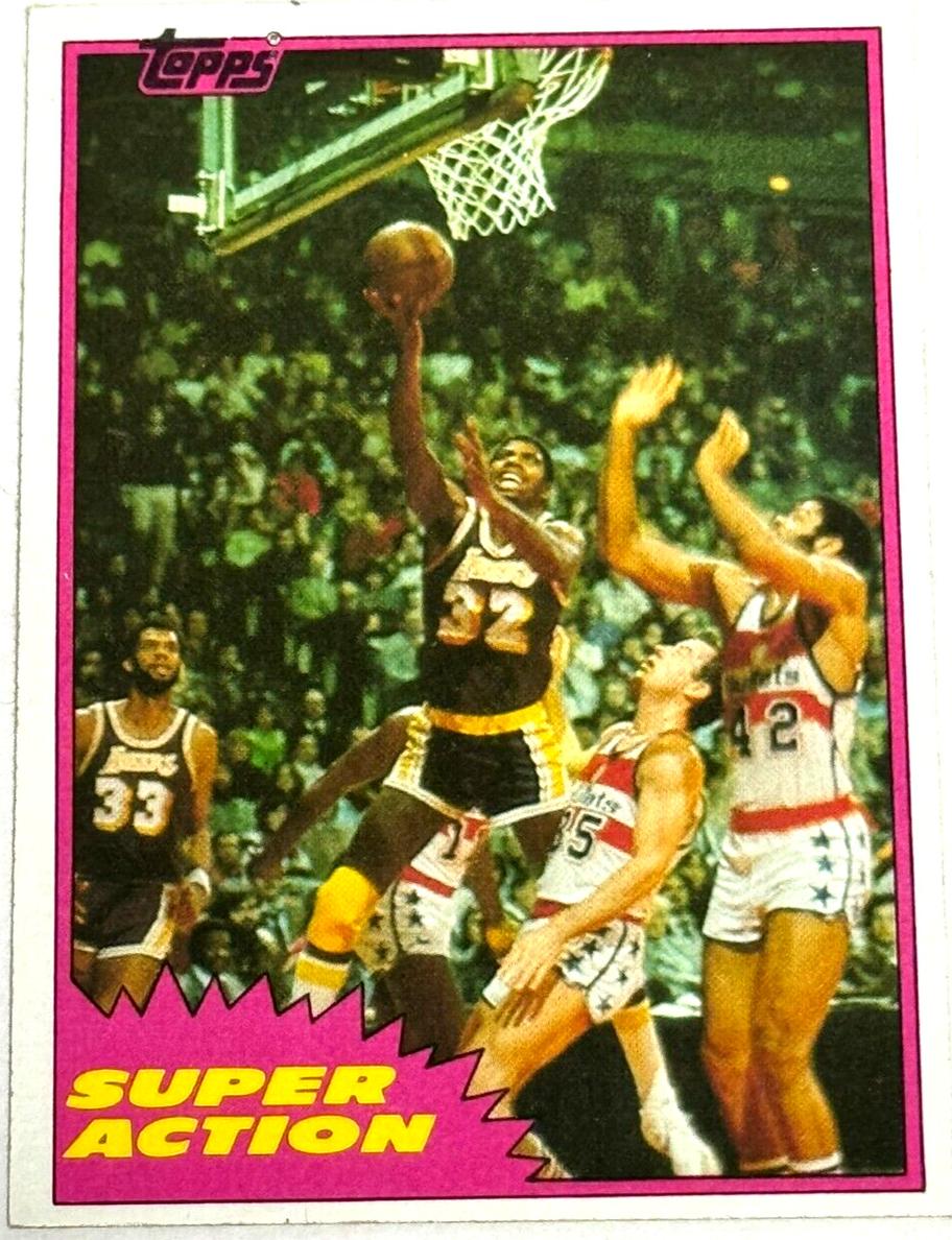 1981 Topps Basketball Magic Johnson #109 PSA 8.5