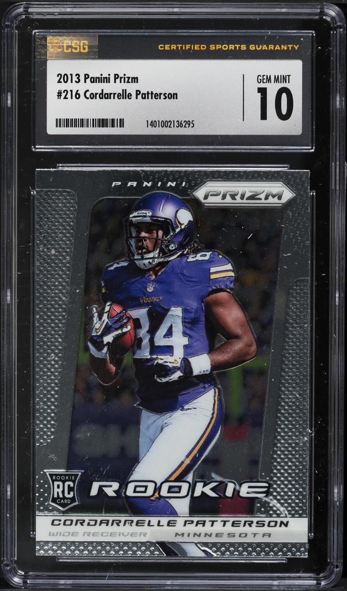 2013 Panini Prizm Football Cordarrelle Patterson #216