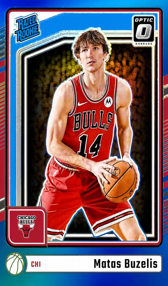 2024 Donruss Optic Basketball Blue Matas Buzelis #6