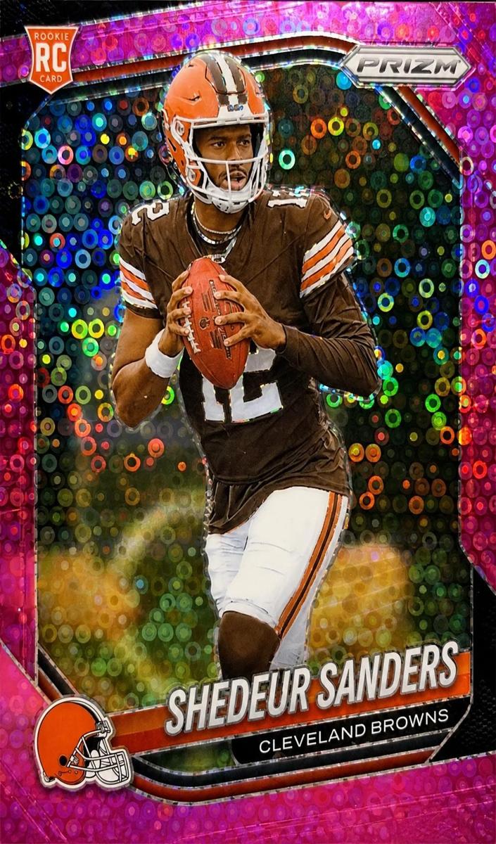 2025 Panini Prizm Football No Huddle Pink Shedeur Sanders #302 PSA 10