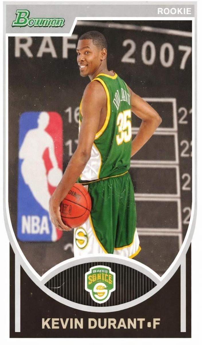 2007 Bowman Basketball Kevin Durant #111 BGS 8.5