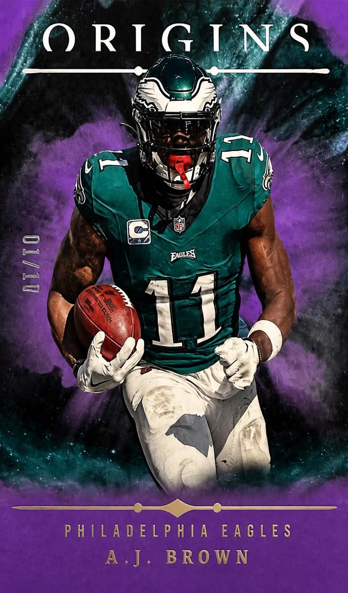 2024 Panini Origins Football Purple A.J. Brown #41