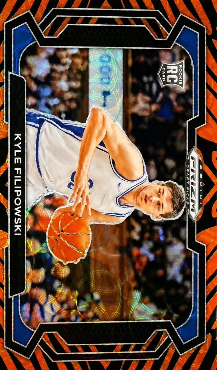2024 Panini Prizm Draft Picks Basketball Tiger Stripe Kyle Filipowski #28