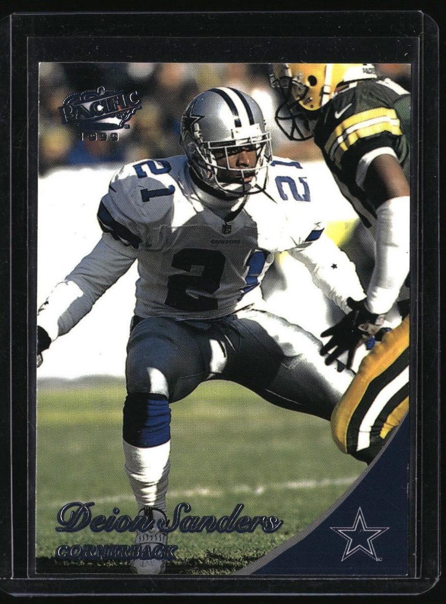 1999 Pacific Football Deion Sanders #116