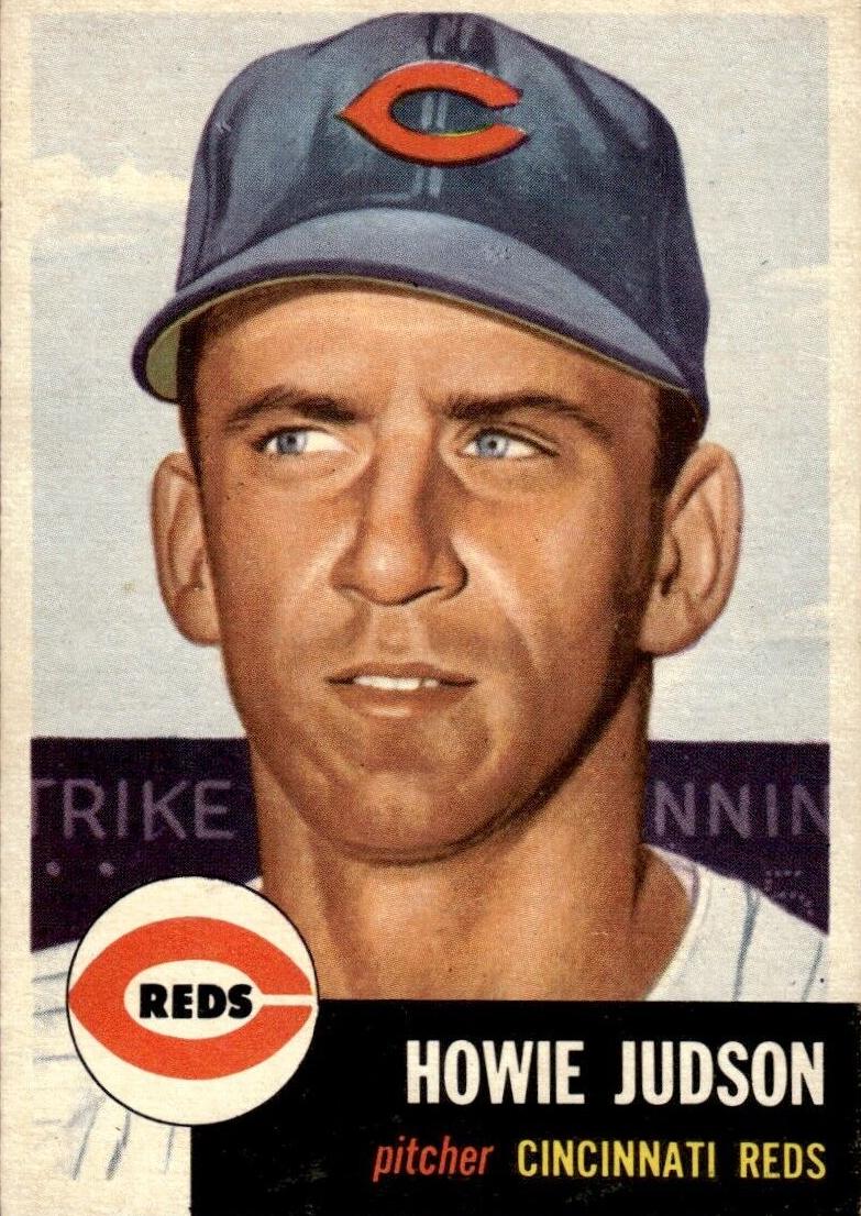 1953 Topps Baseball Howie Judson #12