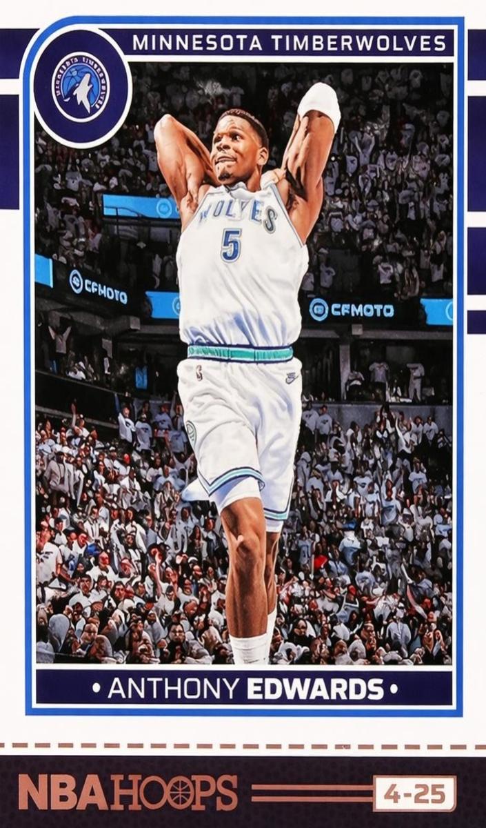 2024 Panini Hoops Basketball Anthony Edwards #181