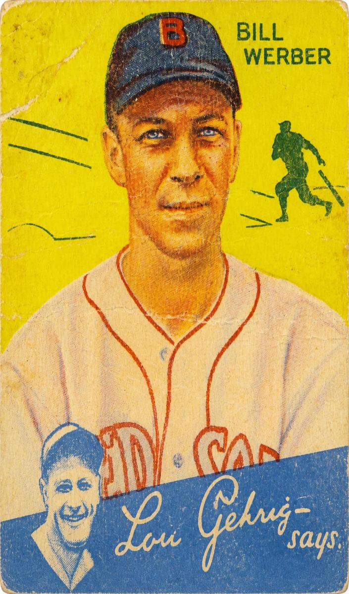 1934 R320 Goudey Baseball Bill Werber #75 SGC 2.5