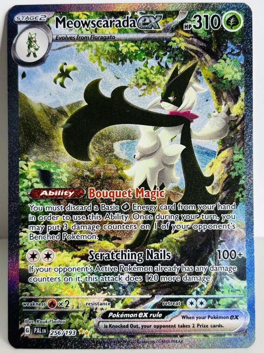 2023 Pokemon Scarlet & Violet Paldea Evolved Meowscarada #256 SGC 9.5