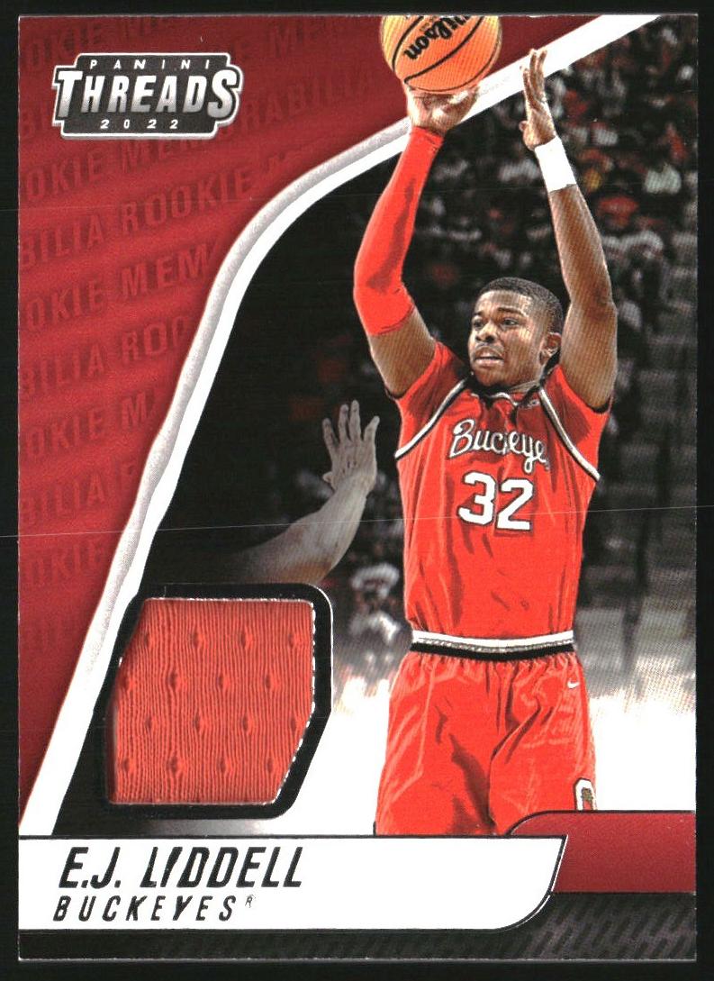 2022 Panini Chronicles Draft Picks Basketball E.J. Liddell #TH-EJL