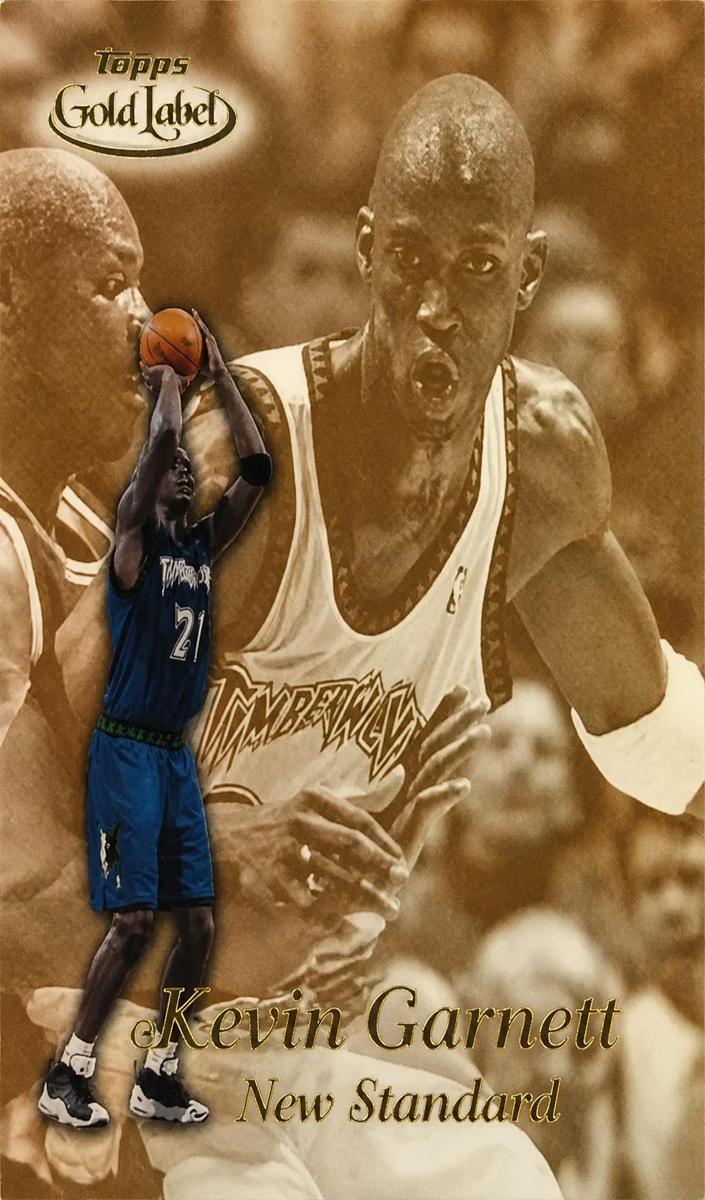 1999 Topps Gold Label Basketball Kevin Garnett #NS2 SGC 8