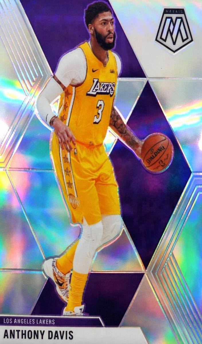 2019 Panini Mosaic Basketball Silver Prizm Anthony Davis #18