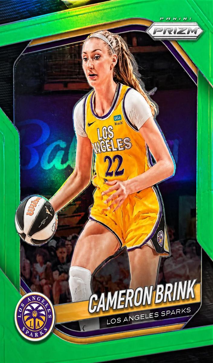 2025 Panini Prizm WNBA Basketball Lime Green Cameron Brink #87