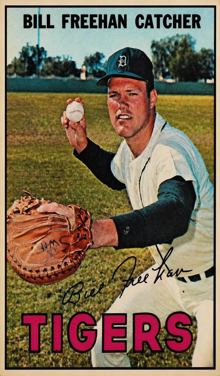 1967 O-Pee-Chee Baseball Bill Freehan #48 PSA 7