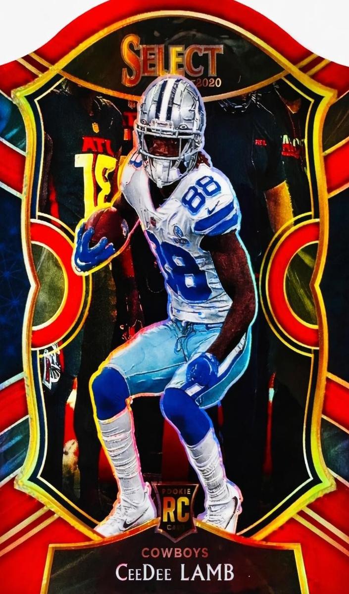 2020 Panini Select Football Red Die Cut CeeDee Lamb #57
