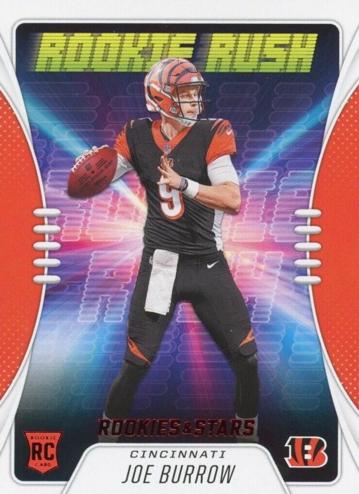 2020 Panini Rookies and Stars Football Joe Burrow #RR-1 PSA 9
