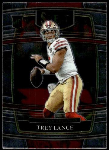 2021 Panini Select Football Trey Lance #45 SGC 9.5