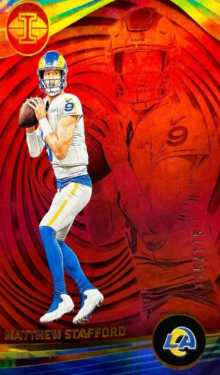 2023 Panini Illusions Football Trophy Collection Red Matthew Stafford #67