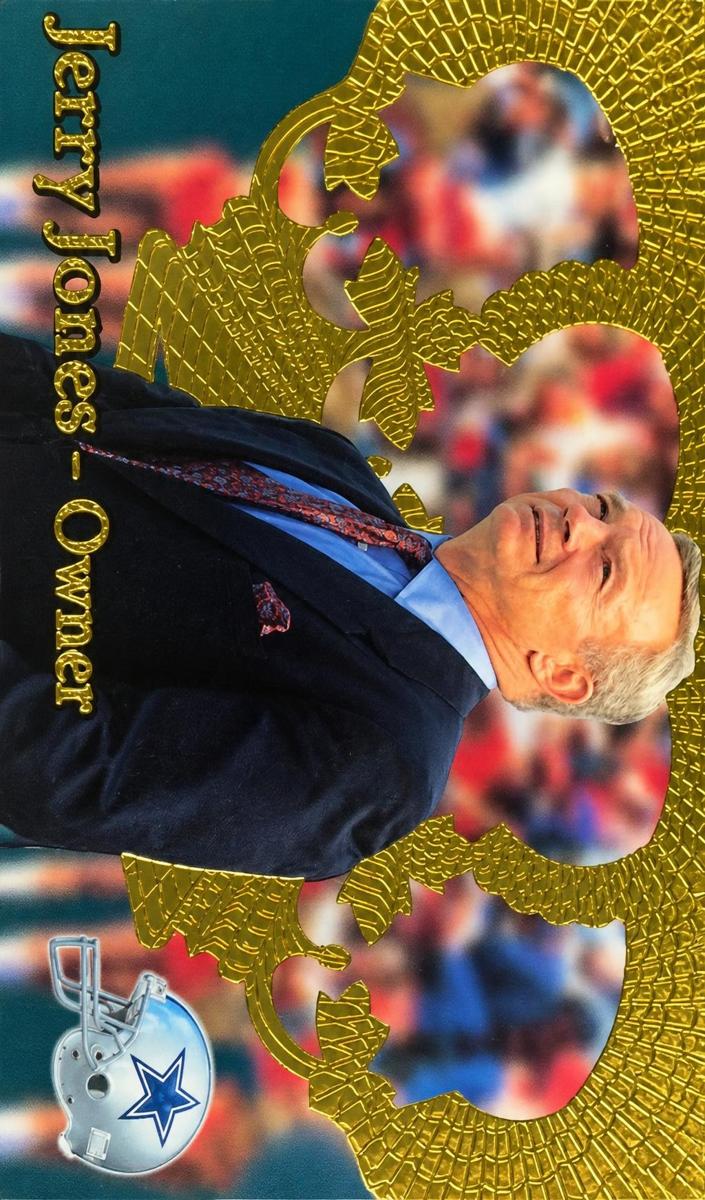 1995 Pacific Crown Royale Football Copper Jerry Jones #12