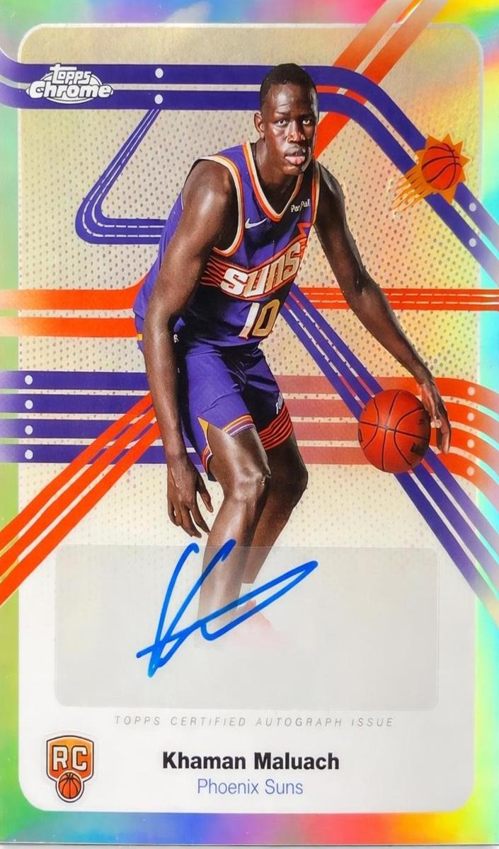 2025 Topps Chrome Basketball Khaman Maluach #NS-KM