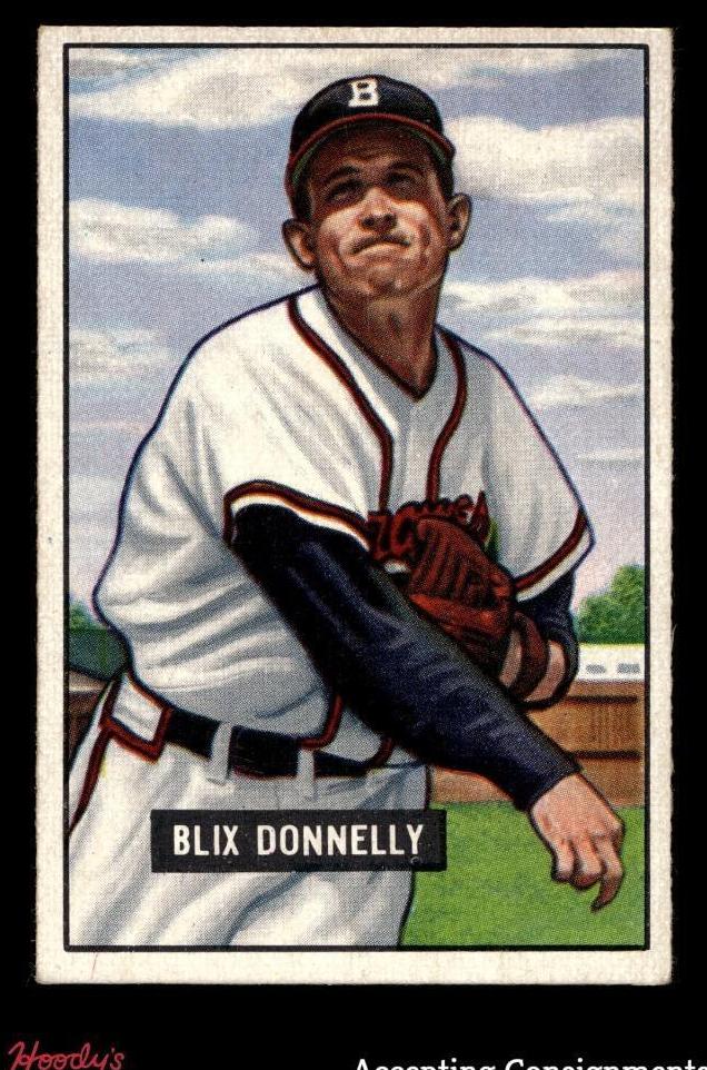 1951 Bowman Baseball Blix Donnelly #208 PSA 6