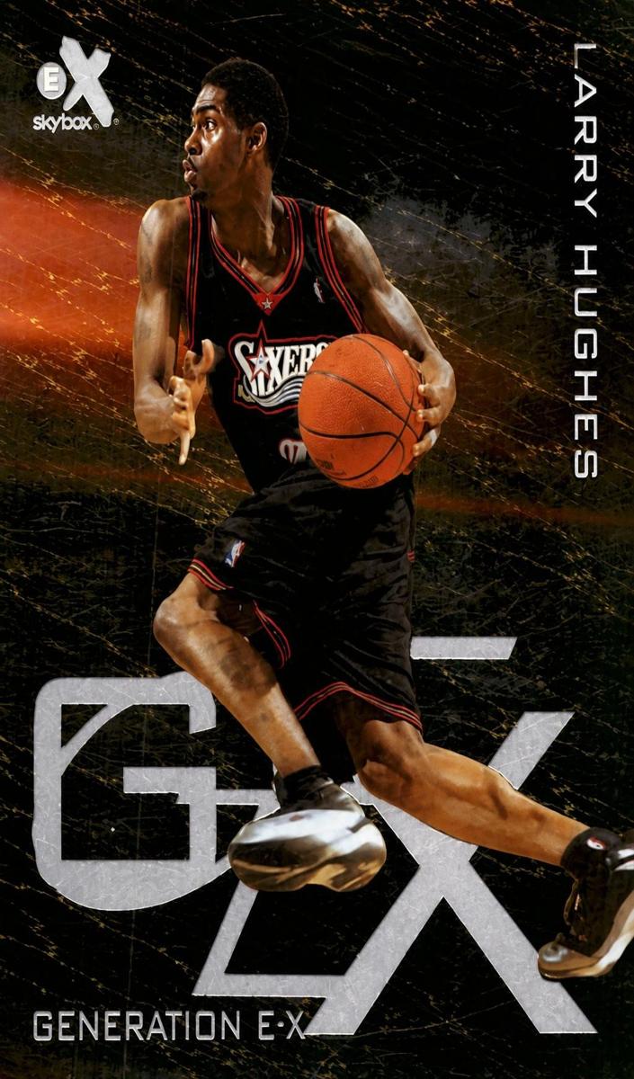 1999 Skybox E-X Basketball Larry Hughes #GX11