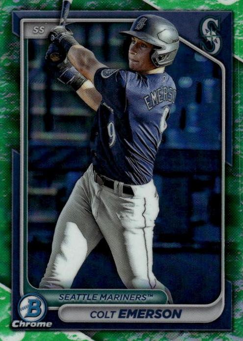 2024 Bowman Chrome Prospects Baseball Lunar Glow Colt Emerson #BCP-10