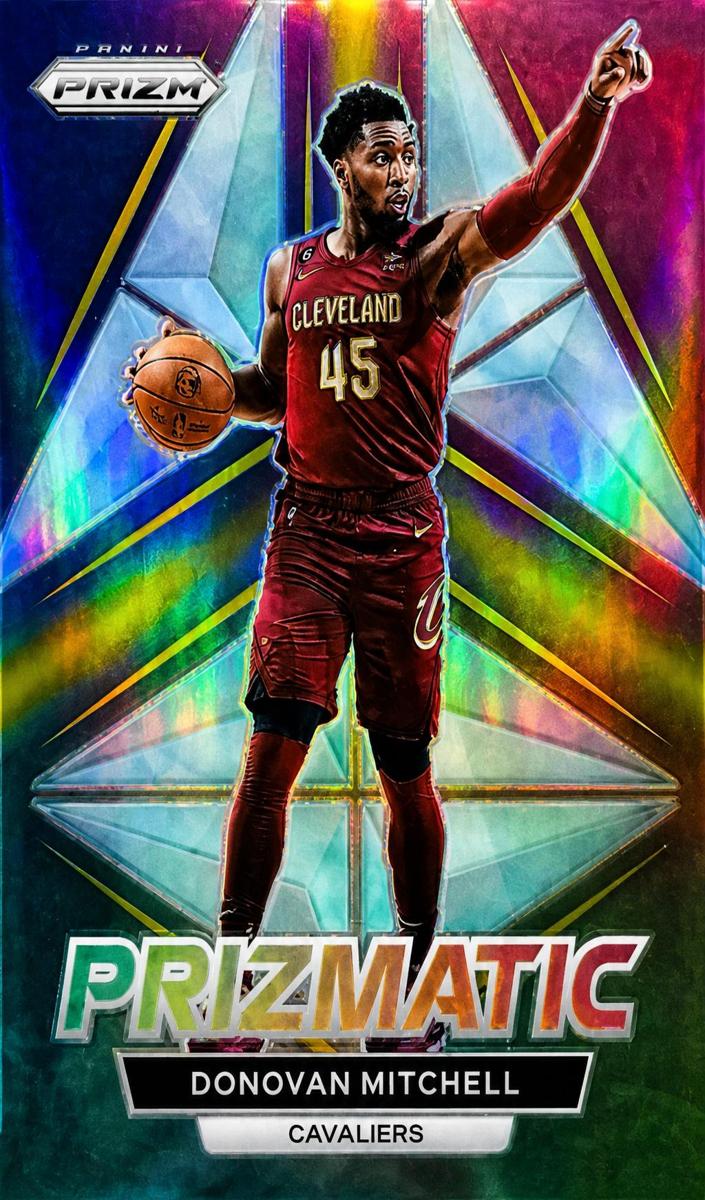 2022 Panini Prizm Basketball Gold Donovan Mitchell #3 PSA 7.5