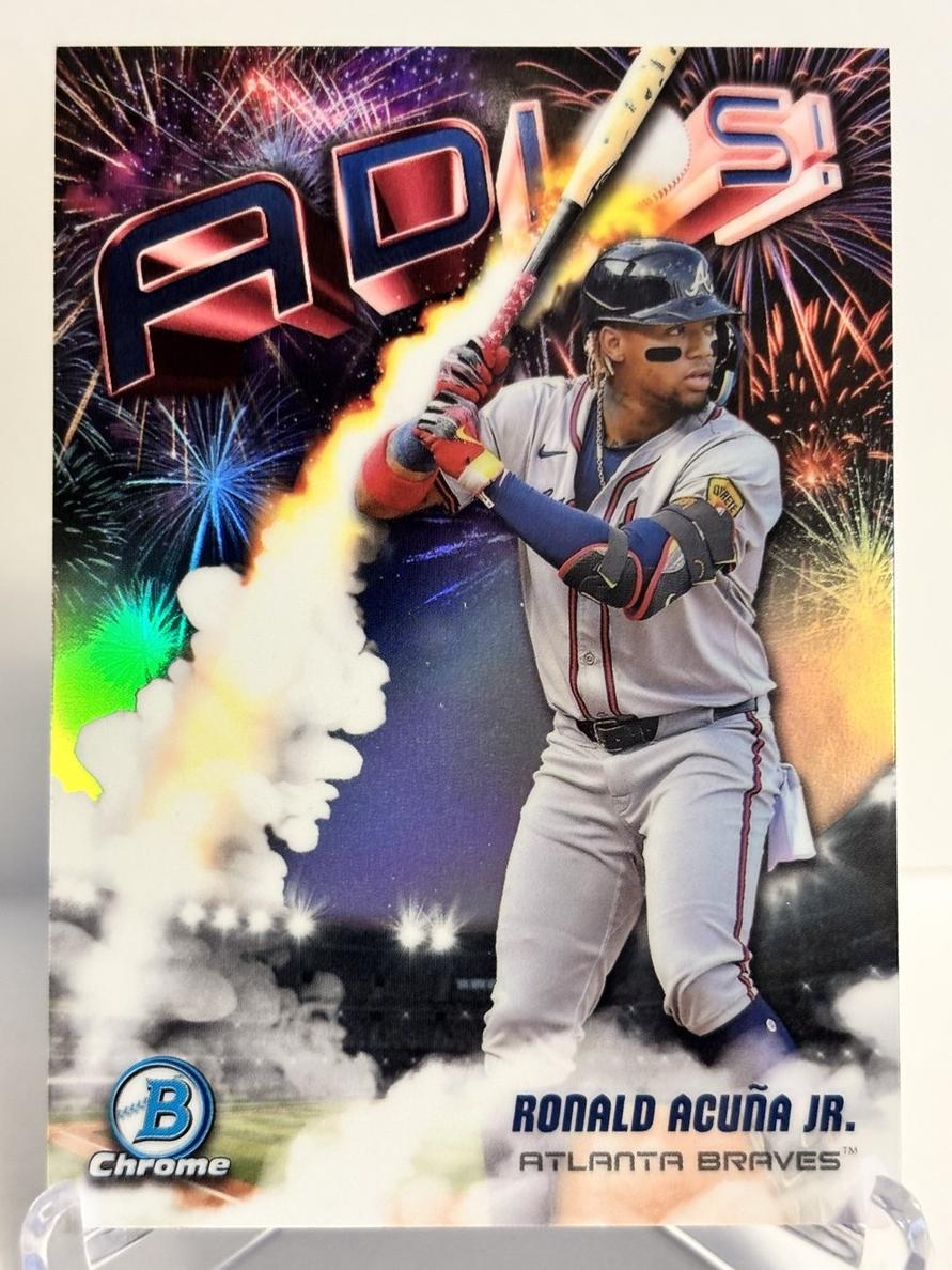 2025 Bowman Chrome Baseball Ronald Acuna Jr. #AD-14 PSA 9