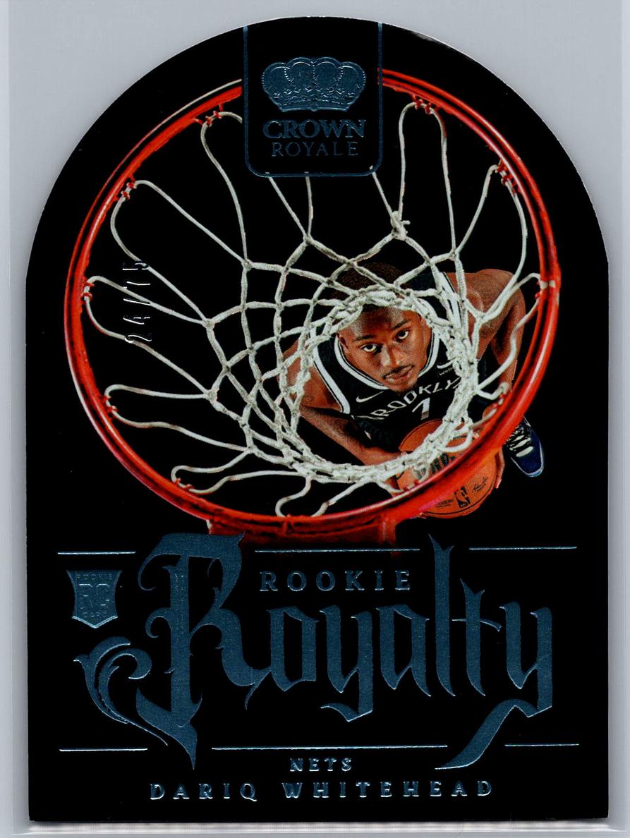 2023 Panini Crown Royale Basketball Blue Dariq Whitehead #36
