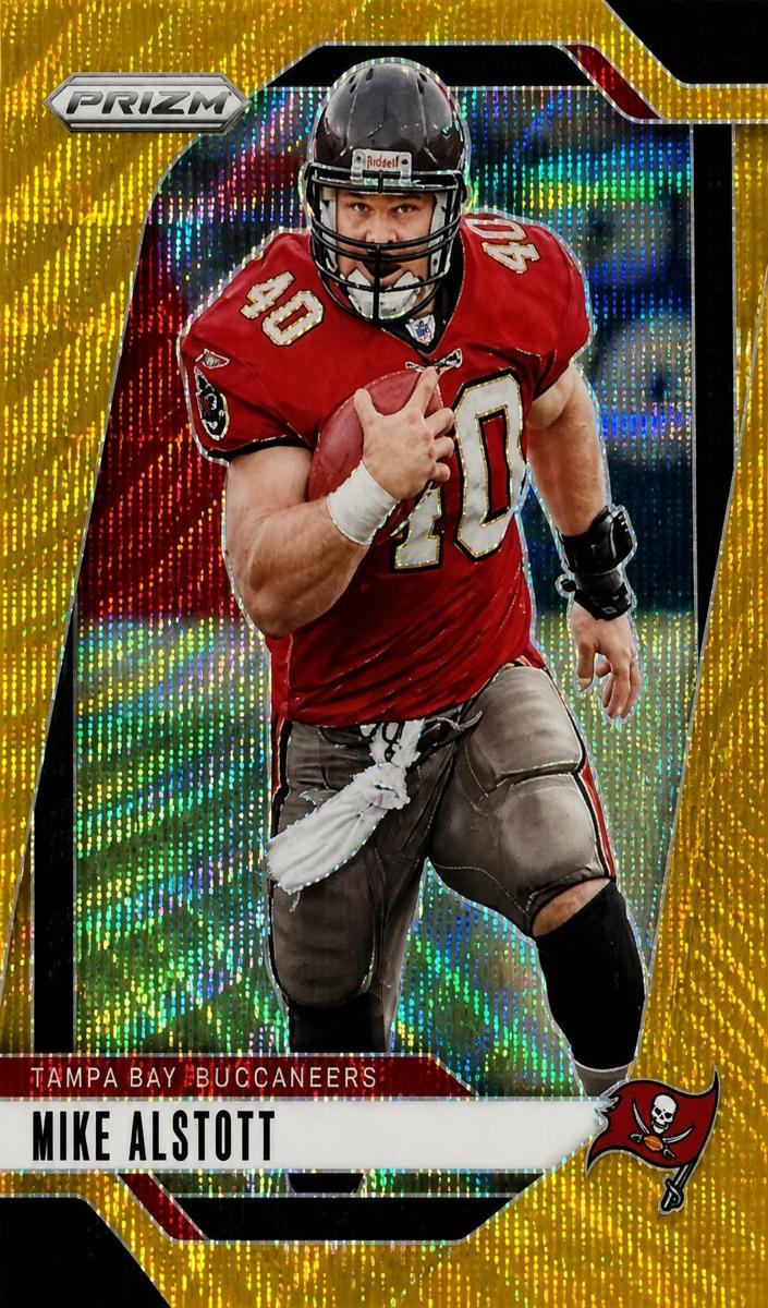 2024 Panini Prizm Football Gold Wave Mike Alstott #275