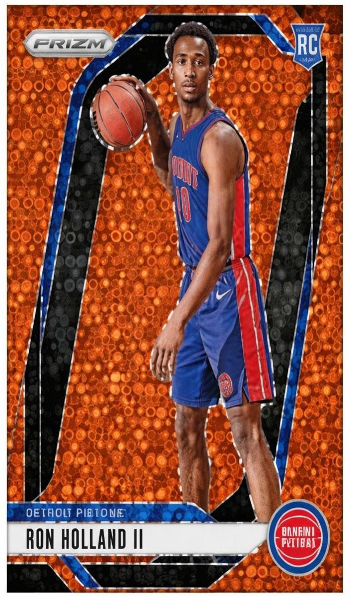 2024 Panini Prizm Basketball Fast Break Orange Ron Holland II #269 PSA 8.5