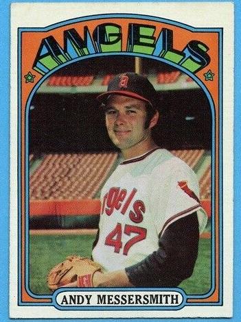 1972 Topps Baseball Andy Messersmith #160