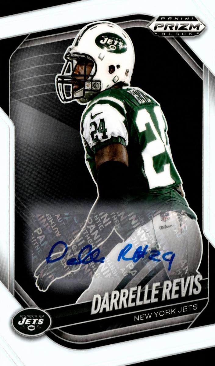 2025 Panini Prizm Black Football Silver Darrelle Revis #105