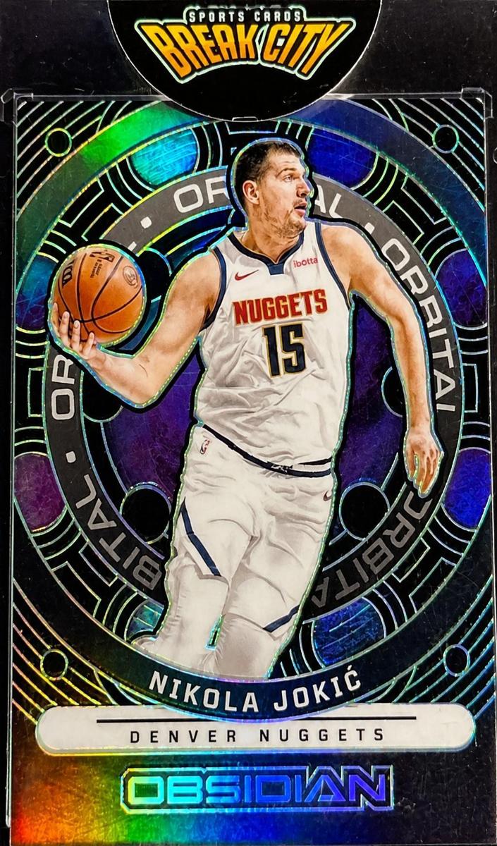 2023 Panini Obsidian Basketball Electric Etch Green Flood Nikola Jokic #23