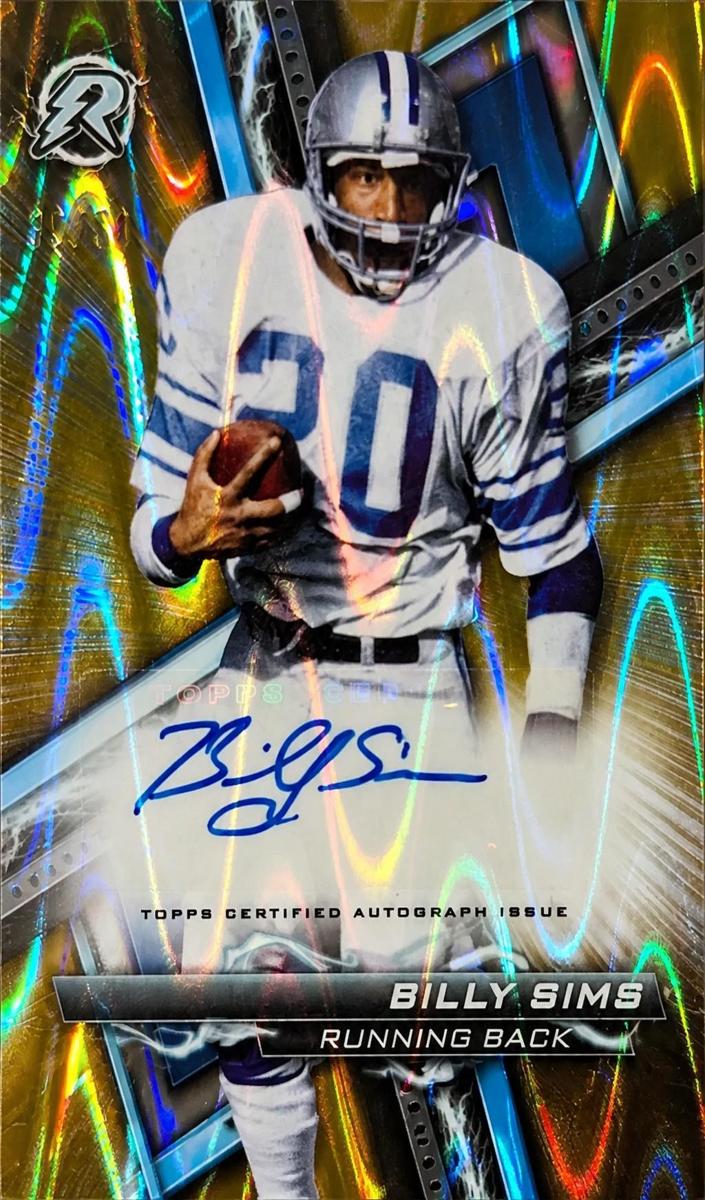 2023 Topps Composite Football Gold Power Surge Billy Sims #RA-BSI