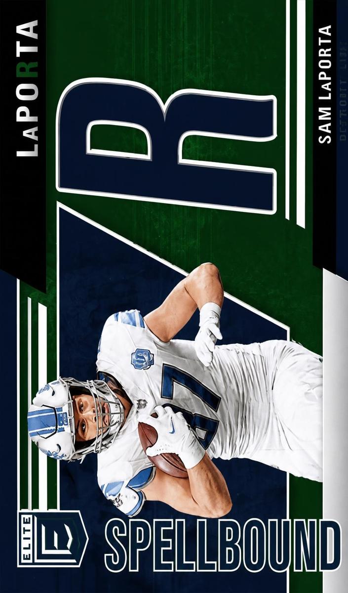 2024 Donruss Elite Football Green Sam LaPorta #9