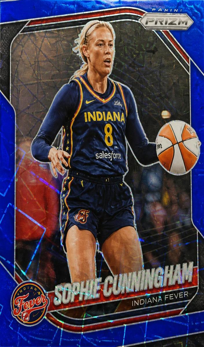 2025 Panini Prizm WNBA Basketball Blue Velocity Sophie Cunningham #63 RAW Ungraded