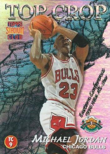 1996 Topps Stadium Club Basketball Michael Jordan #TC9