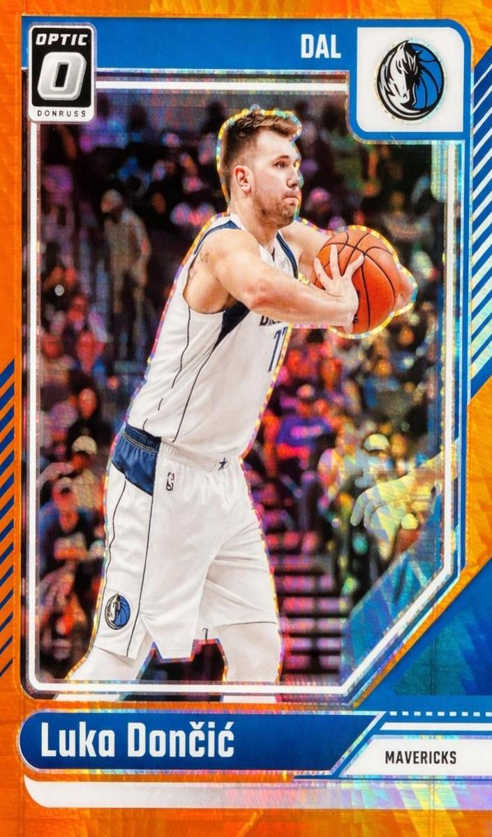 2024 Donruss Optic Basketball Hyper Orange Luka Doncic #214
